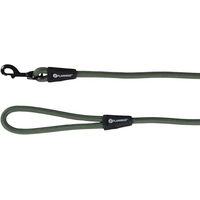 Produktbild von Flamingo Hundeleine Cami Grün aus Nylon mit schwarzem Karabiner 130 cm x 12 mm