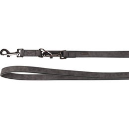 Produktbild von Flamingo Hundeleine Delu Schwarz Verstellbar aus Kunstleder 205cm