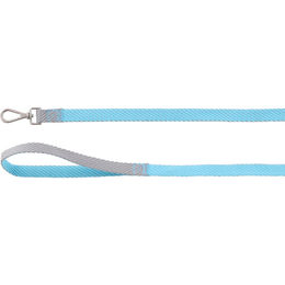 Flamingo Hundeleine Elly aus Nylon in Hellblau 130 cm x 15 mm - 130 cm – Bild 1 von 1