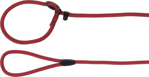 Flamingo Hundeleine Eros Rot verstellbare Anti-Zug-Leine aus Nylon mit Safety-Stop 1,7m x 10mm - 1,7 m – Bild 1 von 2