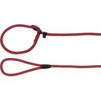 Produktbild von Flamingo Hundeleine Eros Rot verstellbare Anti-Zug-Leine aus Nylon mit Safety-Stop 1,7m x 10mm - 1,7 m