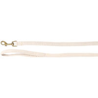 Produktbild von Flamingo Hundeleine Janka aus Nylon in Beige Gold wasserabweisend 130 x 1,5 cm