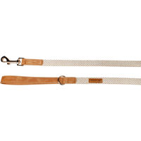 Produktbild von Flamingo Hundeleine Lara beige aus Baumwolle 130 cm