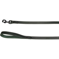 Produktbild von Flamingo Hundeleine Montana aus Leder in Grün 130 x 2 cm