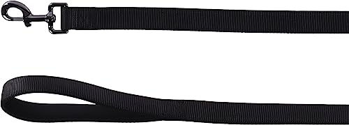 Flamingo Hundeleine Muni Schwarz 130cm 25mm - 130 cm – Bild 1 von 1