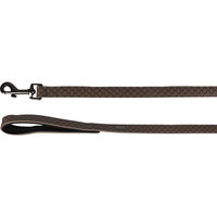Produktbild von Flamingo Hundeleine Patti aus Kunstleder grau 130 cm 20 mm - 130 cm