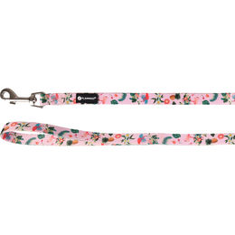 Produktbild von Flamingo Hundeleine Sera aus Nylon 120 cm bunt rosa grün gelb - 120 cm