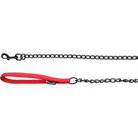 Produktbild von Flamingo Hundeleine Trero Rot mit Neopren-Griff und Nylon aus Metall und Nylon 1 m x 17 mm