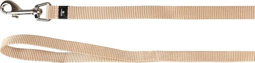 Flamingo Hundeleine Ziggi aus Nylon beige 100 cm 15 mm - 100 cm – Bild 1 von 2