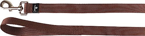 Flamingo Hundeleine Ziggi aus Nylon braun 100cm 25mm - 100 cm – Bild 1 von 2