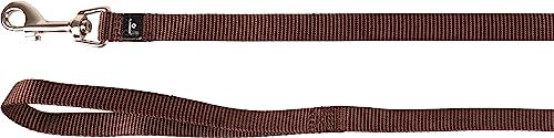 Produktbild von Flamingo Hundeleine Ziggi aus Nylon in Braun 130cm 15mm - 130 cm