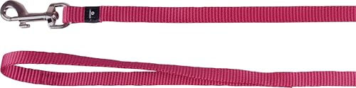 Produktbild von Flamingo Hundeleine Ziggi aus Nylon in Kirschrot 130cm 10mm - 130 cm