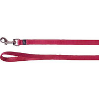 Produktbild von Flamingo Hundeleine Ziggi aus Nylon in Kirschrot 200cm x 20mm - 200 cm