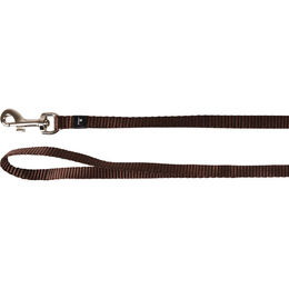 Flamingo Hundeleine Ziggi braun aus Nylon 130 cm 10 mm - 130 cm – Bild 1 von 1