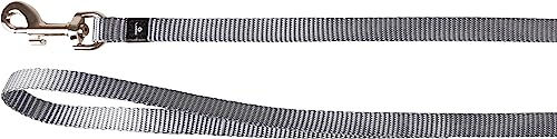 Produktbild von Flamingo Hundeleine Ziggi Grau aus Nylon 130cm 10mm - 130 cm