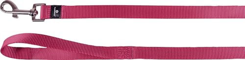 Produktbild von Flamingo Hundeleine Ziggi kirschrot aus Nylon 300cm x 20mm - 300 cm