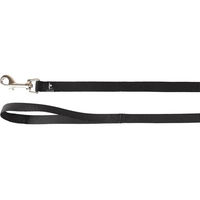 Produktbild von Flamingo Hundeleine Ziggi Schwarz aus Nylon 100cm x 15mm - 100 cm
