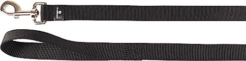 Produktbild von Flamingo Hundeleine Ziggi Schwarz aus Nylon 130cm 25mm - 130 cm