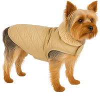 Produktbild von Flamingo Hundemantel Bonnie Beige wasserabweisend mit Plüschfutter
