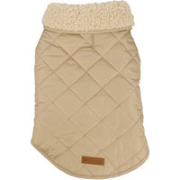 Produktbild von Flamingo Hundemantel Bonnie Beige wasserabweisend mit Plüschfutter - 1 Stk.