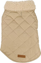 Flamingo Hundemantel Bonnie Beige wasserabweisend mit Plüschfutter Größe M – Bild 1 von 2