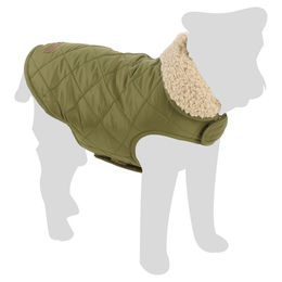 Flamingo Hundemantel Bonnie Grün wasserabweisend mit Plüschfutter Größe M - 1 Stk. – Bild 1 von 6