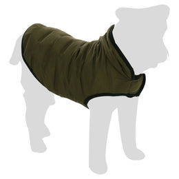 Flamingo Hundemantel Boso grün wasserabweisend Polyester Rückenlänge 35 cm – Bild 1 von 3
