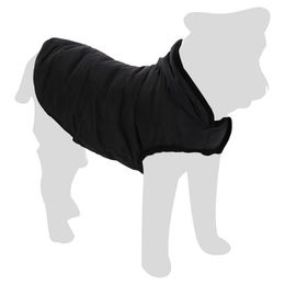 Flamingo Hundemantel Boso schwarz wasserabweisend aus Polyester – Bild 1 von 3