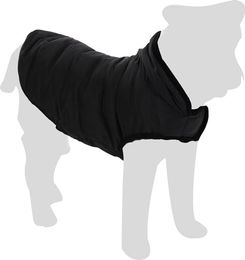 Flamingo Hundemantel Boso Schwarz Wasserabweisend Polyester 30 cm Rückenlänge – Bild 1 von 2