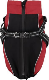 Flamingo Hundemantel Dexter rot schwarz wasserabweisend Polyester – Bild 1 von 5