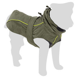 Flamingo Hundemantel Dover grün wasserabweisend Polyester Rückenlänge 40 cm - 1 Stk. – Bild 1 von 5