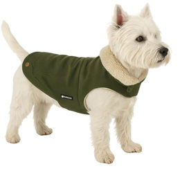 Flamingo Hundemantel Endor Khaki mit 25 cm Rückenlänge aus Polyester – Bild 1 von 5