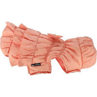 Produktbild von Flamingo Hundemantel Esther Lachsrosa Winter Mantel aus Polyester mit wasserabweisender Funktion und weichem Fleece Rückenlänge 25 cm