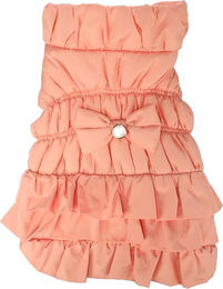 Flamingo Hundemantel Esther Lachsrosa Wintermantel aus Polyester mit weichem Fleece und wasserabweisender Eigenschaft – Bild 1 von 6