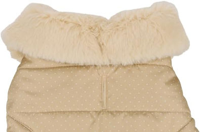 Flamingo Hundemantel Guzzi Beige mit wasserabweisendem Polyester und Rückenlänge 35 cm - 1 Stk. – Bild 1 von 3