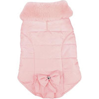 Produktbild von Flamingo Hundemantel Guzzi Rosa mit weichem Fleecefutter und wasserabweisender Oberfläche Rückenlänge 20 cm - 1 Stk.