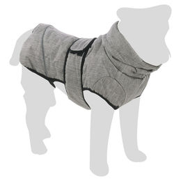 Flamingo Hundemantel Iglu Winter Grau XS wasserabweisend mit Rückenlänge 35 cm – Bild 1 von 5