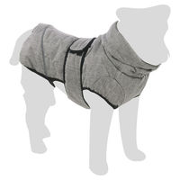 Produktbild von Flamingo Hundemantel Iglu Winter Grau XS wasserabweisend mit Rückenlänge 35 cm