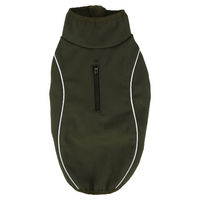 Produktbild von Flamingo Hundemantel Janus Khaki wasserabweisend mit 55 cm Rückenlänge