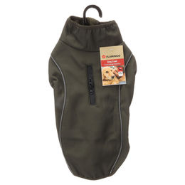 Flamingo Hundemantel Janus wasserabweisend khaki Rückenlänge 45 cm – Bild 1 von 5