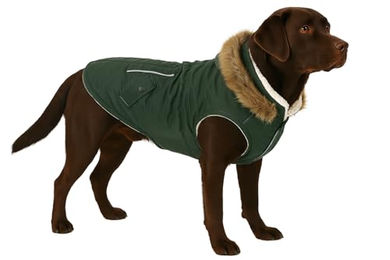 Flamingo Hundemantel Kimo Grün XL Wasserabweisend mit Fleece-Innenfutter – Bild 1 von 5