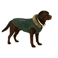 Produktbild von Flamingo Hundemantel Kimo Grün XL Wasserabweisend mit Fleece-Innenfutter