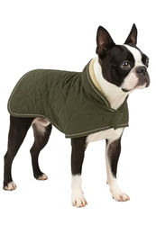 Flamingo Hundemantel Ushi Winter Khaki wasserabweisend mit Fleece-Innenfutter 40cm – Bild 1 von 5