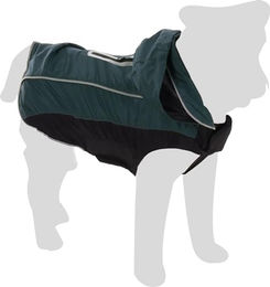 Flamingo Hundemantel Veru Grün wasserabweisend aus Polyester mit 40 cm Rückenlänge – Bild 1 von 4