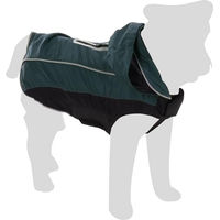 Produktbild von Flamingo Hundemantel Veru Grün wasserabweisend aus Polyester mit 40 cm Rückenlänge