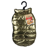 Produktbild von Flamingo Hundemantel Wasa Gold Winter winddicht und wasserabweisend mit Rückenlänge 35 cm