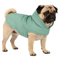 Produktbild von Flamingo Hundemantel Winter aus Polyester in Tosca Mintgrün mit wasserabweisender Funktion und Rückenlänge 30 cm