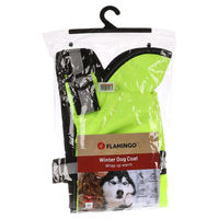 Produktbild von Flamingo Hundemantel Winter Eisbär Fluo Gelb Größe M mit Rückenlänge 45 cm wasserdicht und winddicht