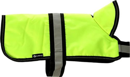 Flamingo Hundemantel Winter Eisbär Fluo Gelb Wasserabweisend Größe S - 30 cm – Bild 1 von 4