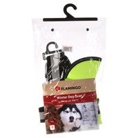 Produktbild von Flamingo Hundemantel Winter Eisbär Fluo Gelb XS wasserdicht mit Rückenlänge 25 cm